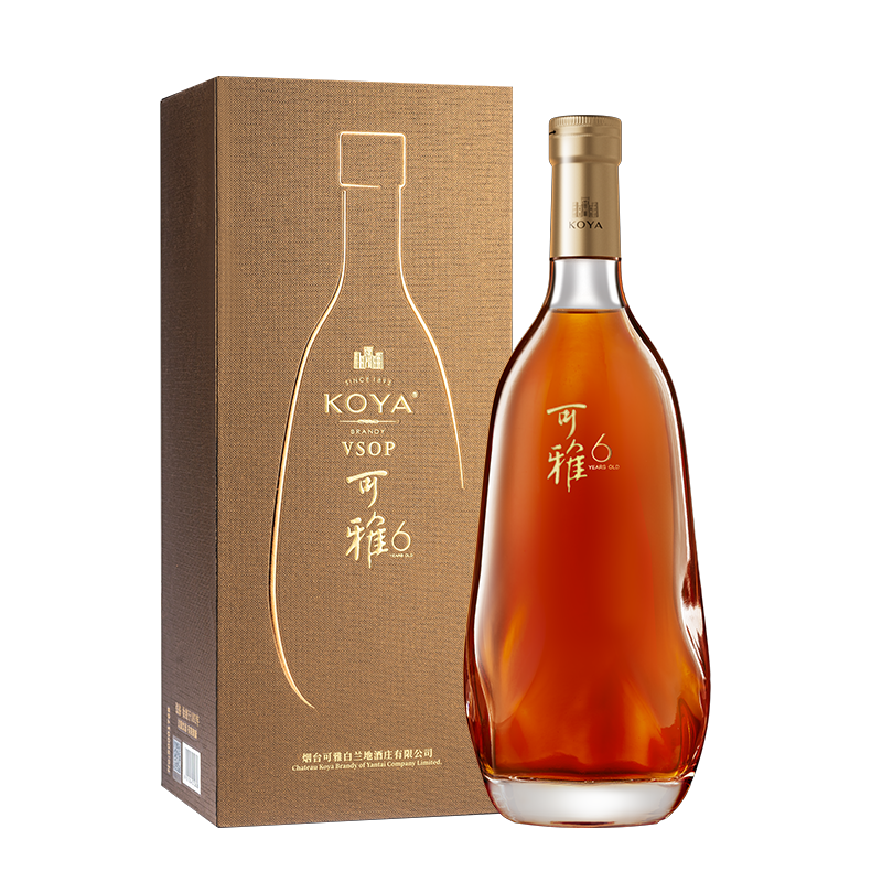 张裕可雅桶藏6年vsop白兰地500ml