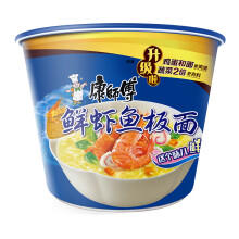 康师傅鲜虾鱼板面102g/桶(B9-01-07) 商品图0