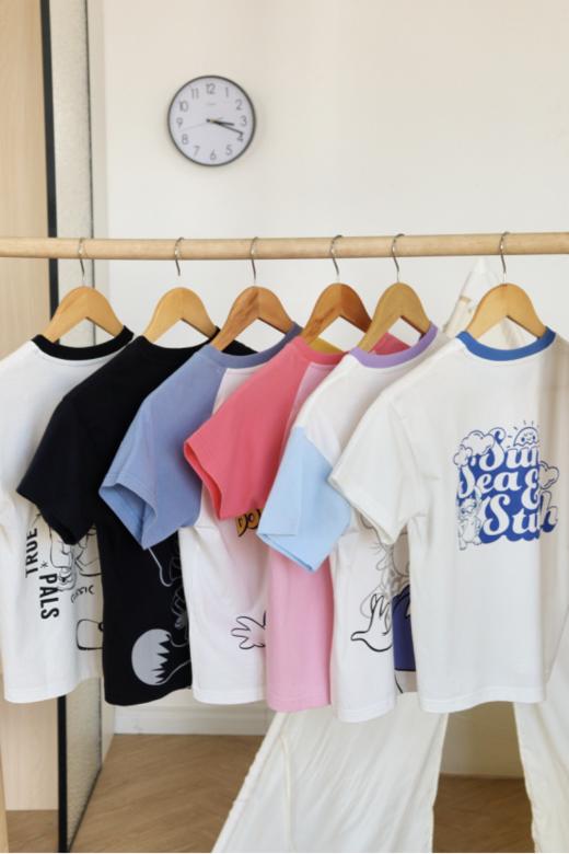 （3件/组，单拍不发） 💕【品牌直发】清仓价3件💰69.99🏆正品授权【Disney迪士尼冰感双面印花短袖】✨，门店同款价格直砍100+😍救命！ 商品图3