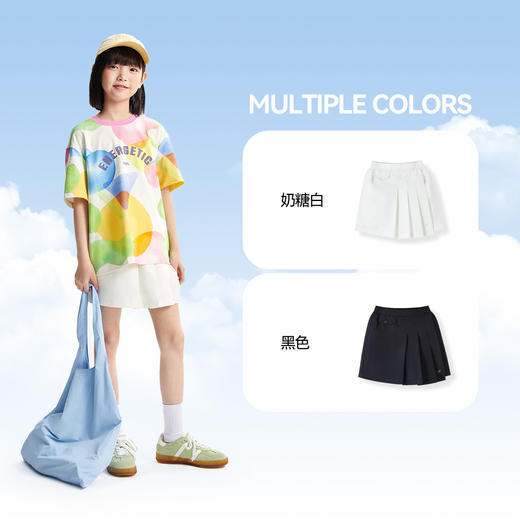 女童全腰梭织裙裤夏季新款安奈儿童装EG523052 商品图3