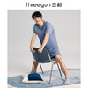 Threegun三枪 【水柔棉】圆领短袖短裤男士家居套家居服-82061D011 商品缩略图7