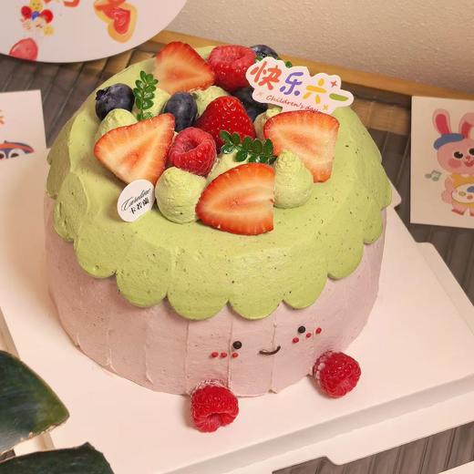 六一限定调味奶油蛋糕——树莓宝宝（无色素调味奶油） 商品图1