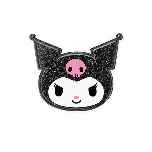 【漂浮魔法屋】魔法瀑布Kuromi PopSockets X Kuromi 合作系列 POPGRIP泡泡骚手机粘贴式气囊支架 Airbag软垫系列 黑色 商品图3
