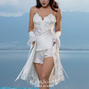 法式真丝蕾丝吊带短裤套装夏季性感睡衣家居服 T250313 商品缩略图11