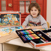 Mobee 礼物系列 绘画套装 礼盒儿童水彩笔画笔礼盒蜡笔画画工具小学生绘画套装美术彩色笔幼儿园可水洗彩笔生日男孩女孩新年礼物（包装图案随机） 商品缩略图5