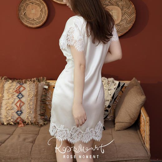 优雅 气质 真丝短袖中长裙宽松舒适 S250306 商品图5