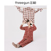 Threegun三枪 【彩格绒布】翻领开襟女士休闲家居套家居服-80518D311 商品缩略图3