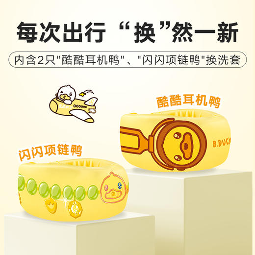 颈枕+眼罩套装·耳机项链鸭款（自营） 商品图4