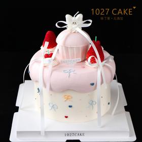 1027CAKE  | 少女心  丝带芭蕾风  蝴蝶结