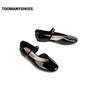 Toomanyshoes女鞋25新款海德公园平底芭蕾舞鞋复古银色玛丽珍单鞋 商品缩略图3
