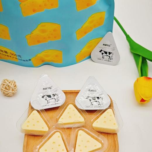 西域皇后·三角芝士奶块500g*2  咸香软糯 还能拉丝 芝士控必入 商品图3
