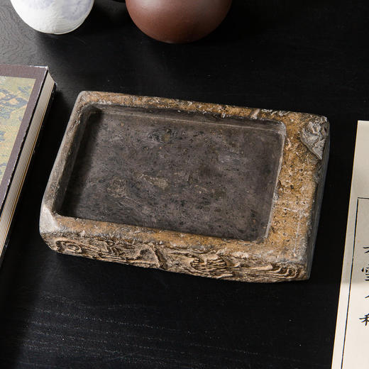 汉晋“凤凰麒麟”古砖制砚 商品图2