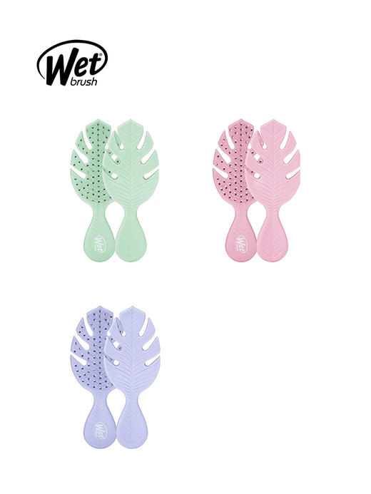 美国Wet Brush干湿两用迷你顺发梳-绿色之选系列mini 商品图4