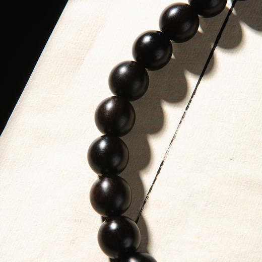 明代乌木家具老料制手持（圆珠直径1.2厘米） 商品图2