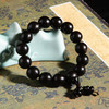 明代乌木家具老料制手串（圆珠直径1.5厘米） 商品缩略图6