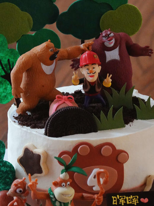 「光头强·熊出没」高质正版公仔·100%动物奶油（附图5寸·提前3天预订） 商品图1