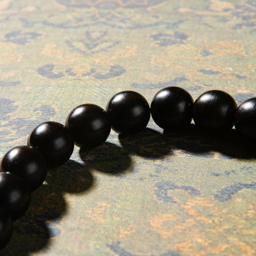 明代乌木家具老料制手持（圆珠直径1.2厘米） 商品图3