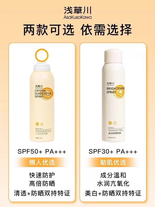 浅草川防晒喷雾180ml 商品图3