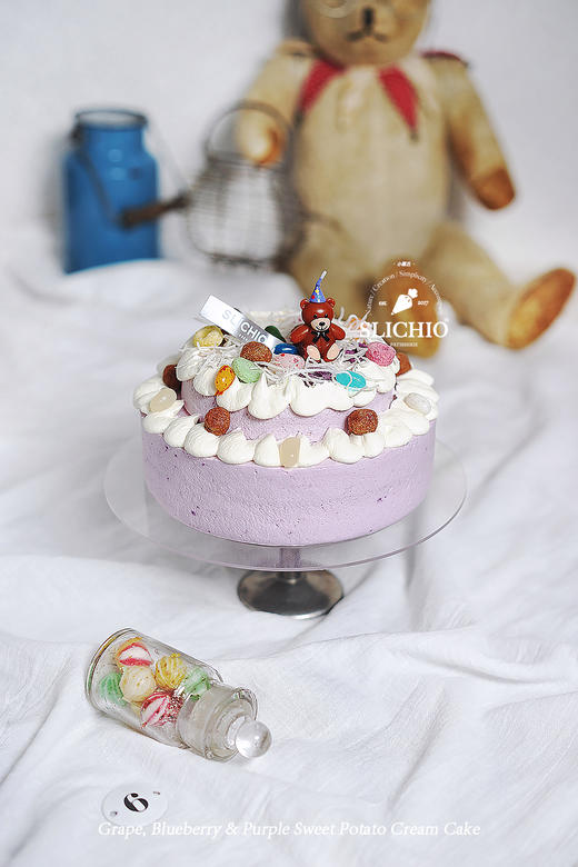 卡尔的彩色泡泡城堡 | 黑提蓝莓紫薯甜奶油蛋糕 商品图1