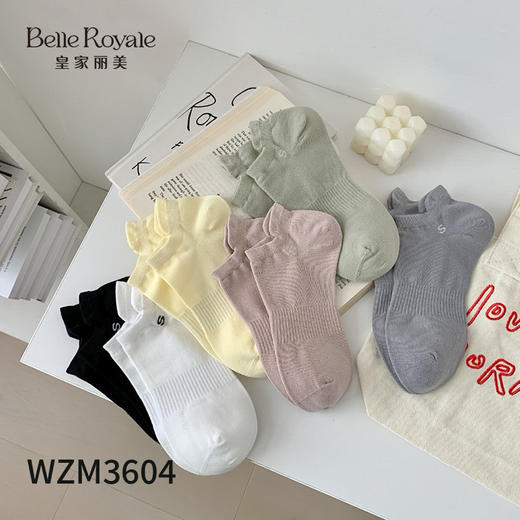 【下单数量拍5】新款夏季薄袜男士女士低邦吸汗透气棉袜子多款WZM3505/3507/3509/3511/3600/3602/3604/3606 商品图1