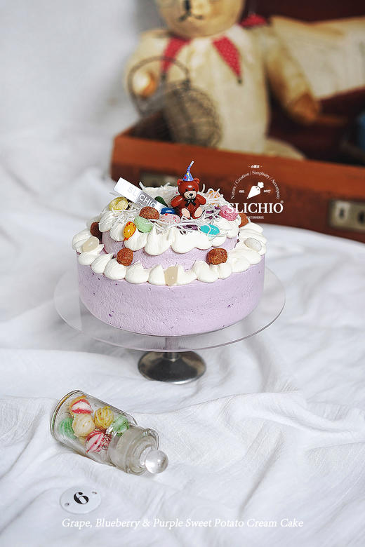 卡尔的彩色泡泡城堡 | 黑提蓝莓紫薯甜奶油蛋糕 商品图3