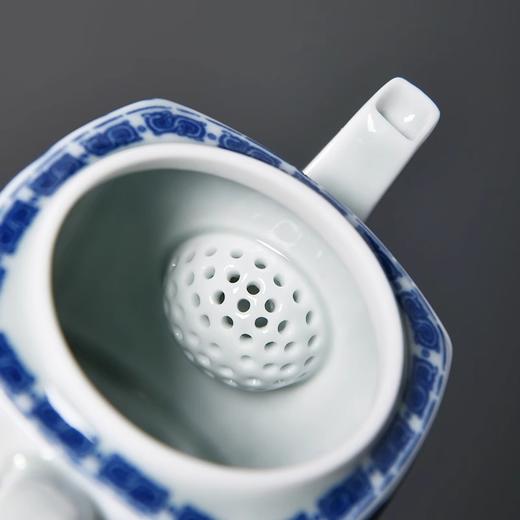 功夫茶壶茶具套装客厅家用陶瓷干泡盘茶杯国潮战马一壶2杯伴手礼成艺国潮战马四方壶干泡盘套组1壶2杯 商品图1