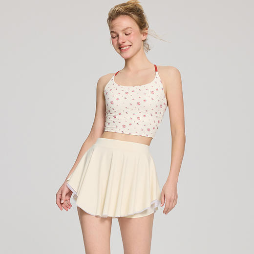 跃牌【周游世界系列】复古碎花修身显瘦运动吊带背心（宽肩带背心BR1535，细肩带背心BR1550，细肩带内衣BR1652） 商品图0