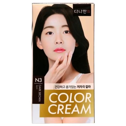 多娜娴毛染发膏N3(黑棕色)200g다나한 모 칼라크림염색 N3(흑갈색) 商品图0