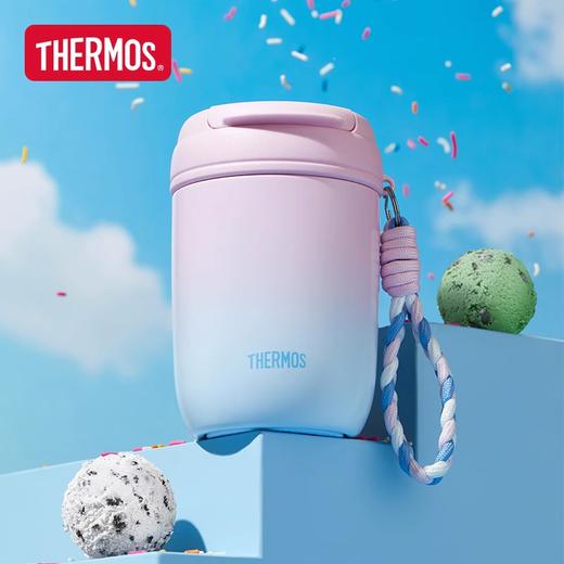 【清仓特惠4折，仅1个无货退款】膳魔师不锈钢保温杯316L双饮吸管杯水杯提绳便携拎拎杯TCMX380ml 商品图2