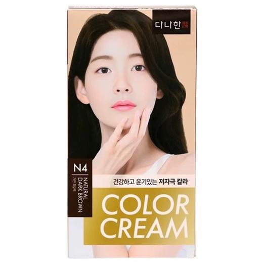 多娜娴毛染发膏N4(自然黑棕色)200g다나한 모 칼라크림염색 N4(자연 흑갈색) 商品图0