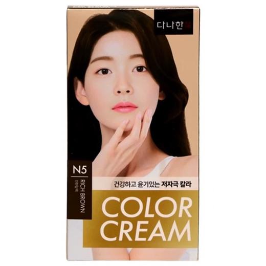 多娜娴毛染发膏N5(深棕色)200g다나한 모 칼라크림염색 N3(진한갈색) 商品图0