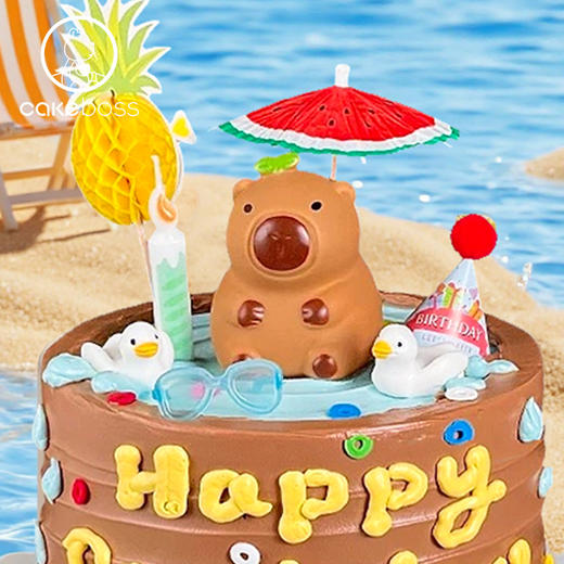 “卡皮巴拉”水果奶油蛋糕 商品图1