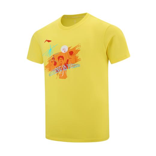 【多哈限定】李宁乒乓球系列王楚钦同款夏季短袖文化衫AHSVC89-3 商品图0