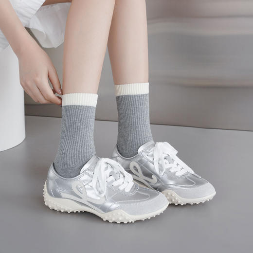 【春季新款】西村名物2025年夏季新款舒适透气平底防滑系带德训鞋T25CM39161 商品图5