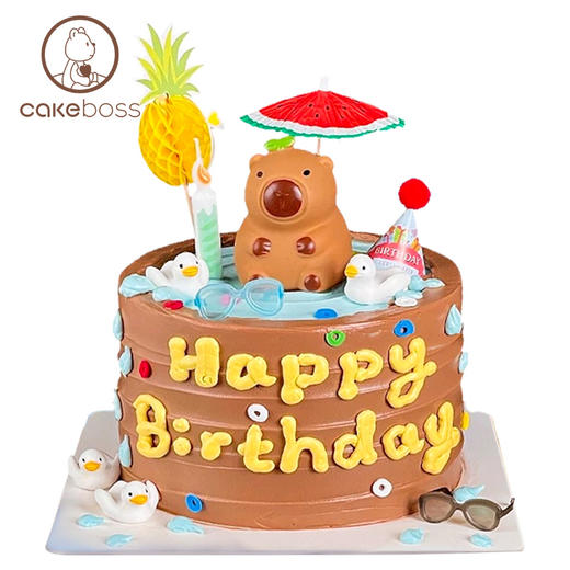 “卡皮巴拉”水果奶油蛋糕 商品图4