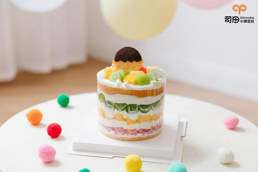 61儿童节【水果彩虹蛋糕】（装饰按应季现有水果搭配，饼干也是现有搭配）介意慎拍~ 商品图2
