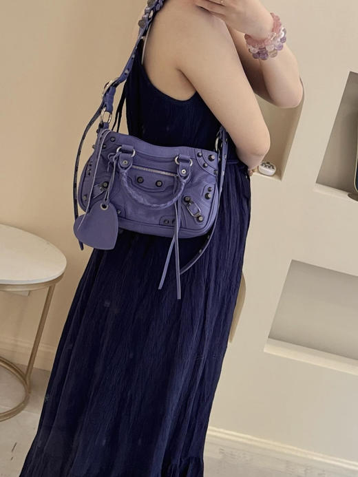 巴黎世家  NEO CAGOLE 紫色 斜挎包 商品图3