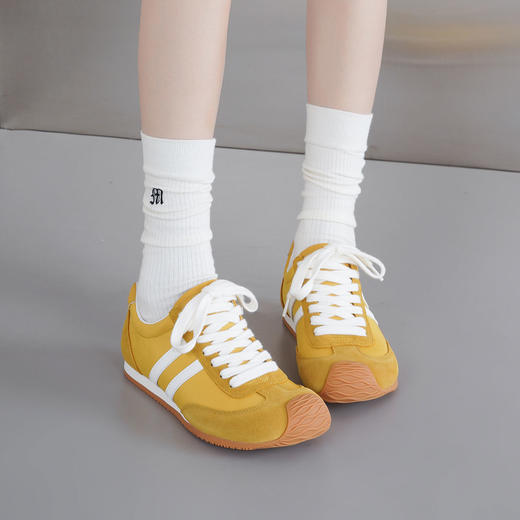 【春季新款】西村名物2025年春季新款舒适透气平底防滑系带德训鞋T25CM39191 商品图1