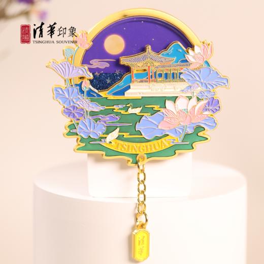 清华文创金属流沙冰箱贴 商品图2