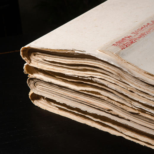 80年代锦竹牌四尺棉料单宣 商品图6