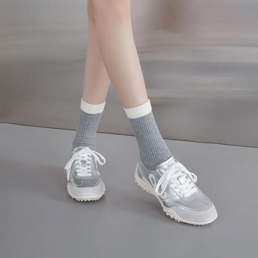 【春季新款】西村名物2025年夏季新款舒适透气平底防滑系带德训鞋T25CM39161 商品图3