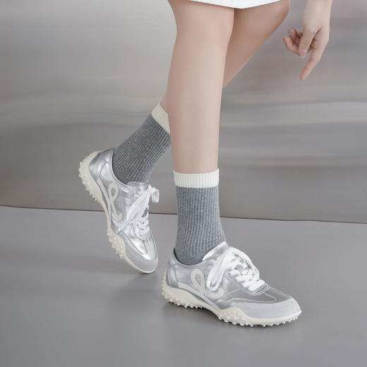 【春季新款】西村名物2025年夏季新款舒适透气平底防滑系带德训鞋T25CM39161 商品图2