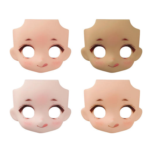 【GSC现货】定制表情配件 Make Up！renya01（蜜桃色/肉桂色/奶油色/杏仁奶色） 商品图4