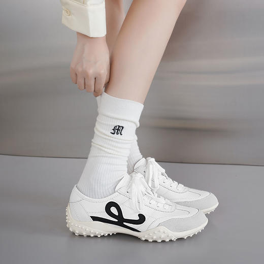 【春季新款】西村名物2025年夏季新款舒适透气平底防滑系带德训鞋T25CM39161 商品图7