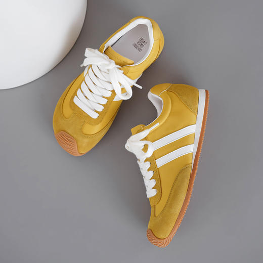 【春季新款】西村名物2025年春季新款舒适透气平底防滑系带德训鞋T25CM39191 商品图8