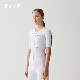 MAAP 女士 Eclipse Pro Race Jersey 白色 短袖骑行服