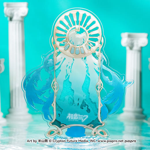 【GSC现货】初音未来 feat. 米山舞 立牌/流沙摆件/透卡/35CM立牌 GSM 商品图3