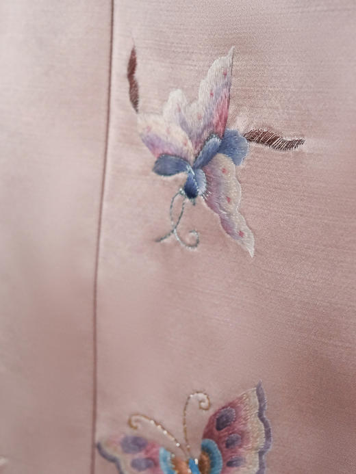 盛唐牡丹大师系列| 蝶恋花丝毛马甲-粉色 商品图2