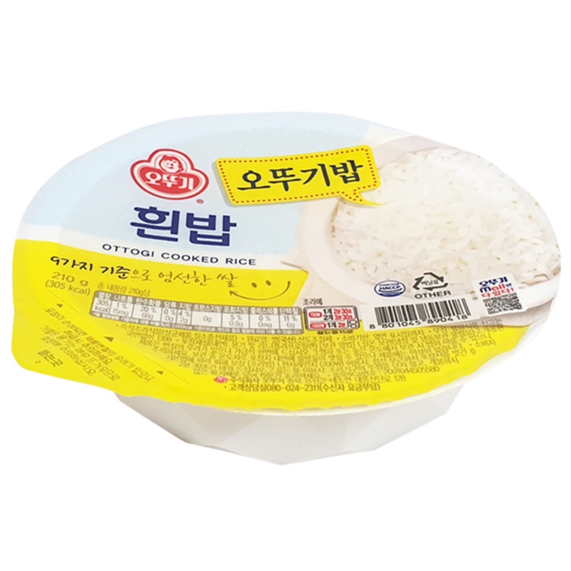 不倒翁白米饭210g오뚜기 흰밥