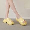 【明星同款】西村名物2025年夏季新款舒适厚底防滑包脚露趾后空拖鞋T25BJ20881 商品缩略图1